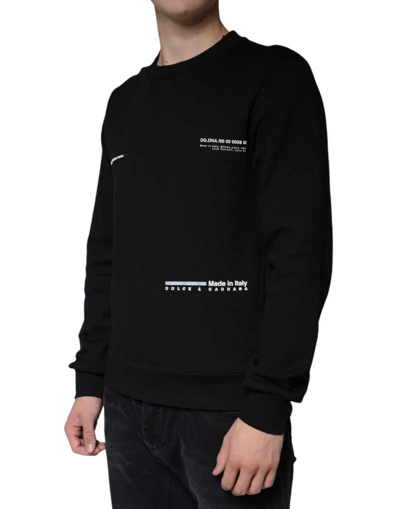 Sweat-shirt à col rond avec logo imprimé Dolce & Gabbana