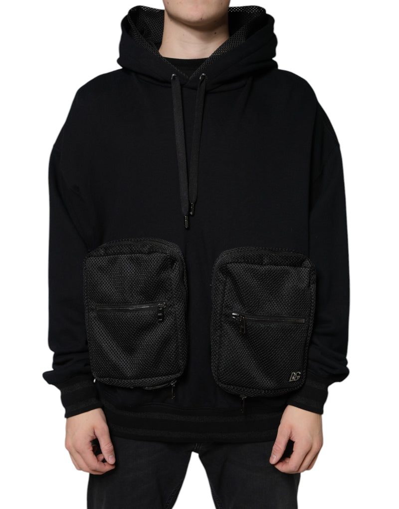 Moletom masculino com capuz preto Dolce & Gabbana