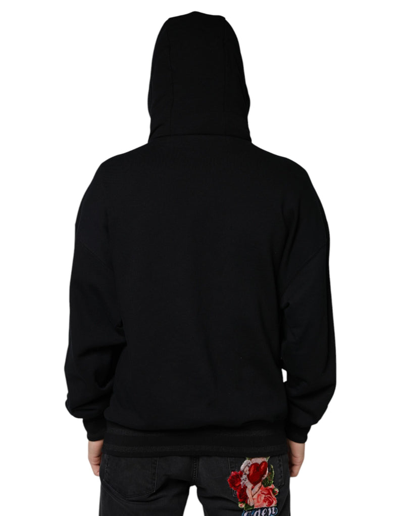 Moletom masculino com capuz preto Dolce & Gabbana