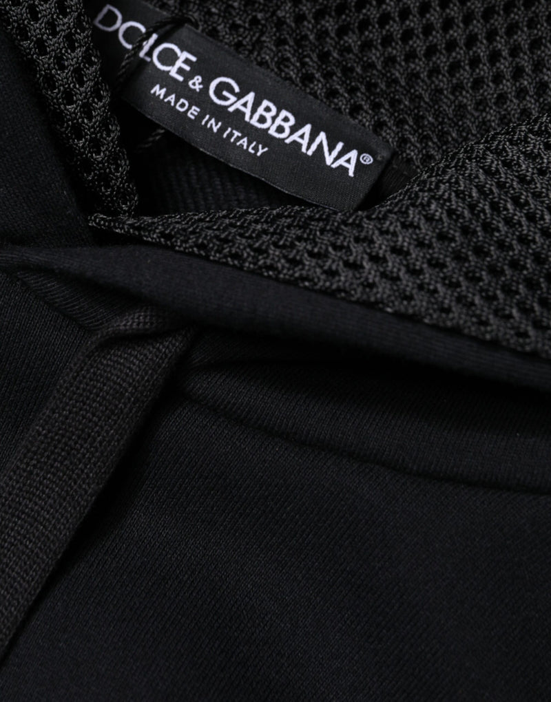 Moletom masculino com capuz preto Dolce & Gabbana