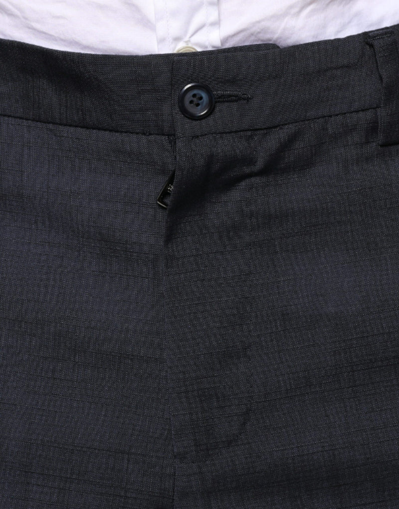 Calça social preta de algodão e lã Dolce & Gabbana