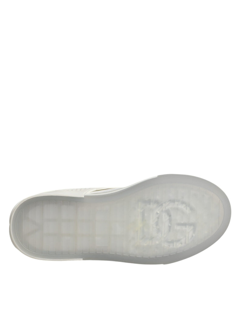 Baskets CUSTOM 2.Zero blanches à logo DG Dolce & Gabbana