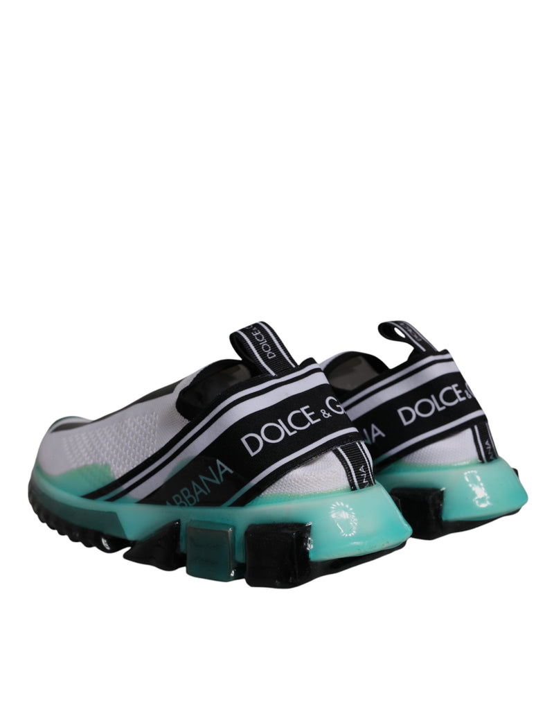 Tênis slip-on Sorrento Dolce & Gabbana brancos e azuis