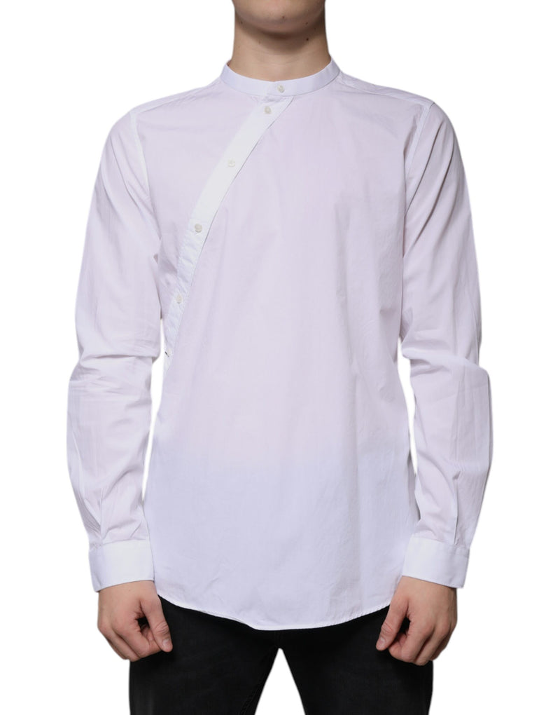 Chemise habillée MARTINI coupe slim en coton blanc Dolce & Gabbana