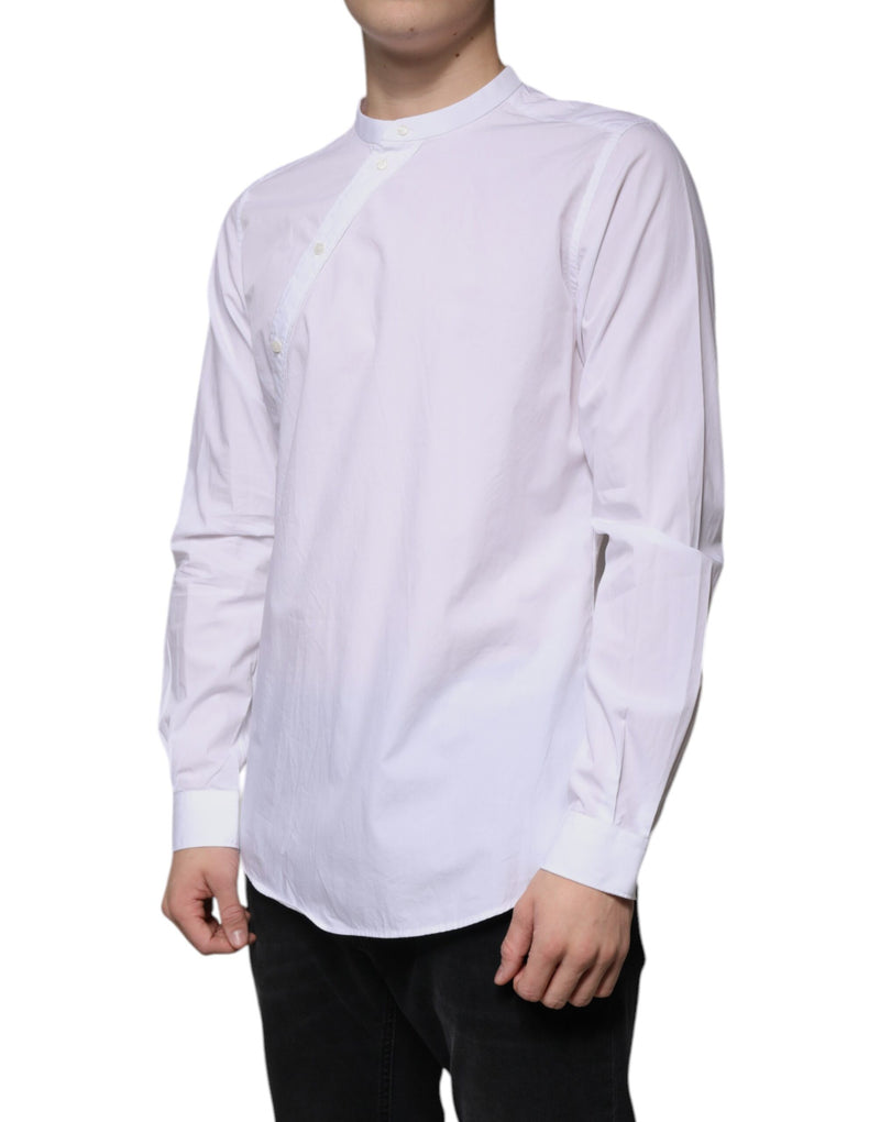 Chemise habillée MARTINI coupe slim en coton blanc Dolce & Gabbana