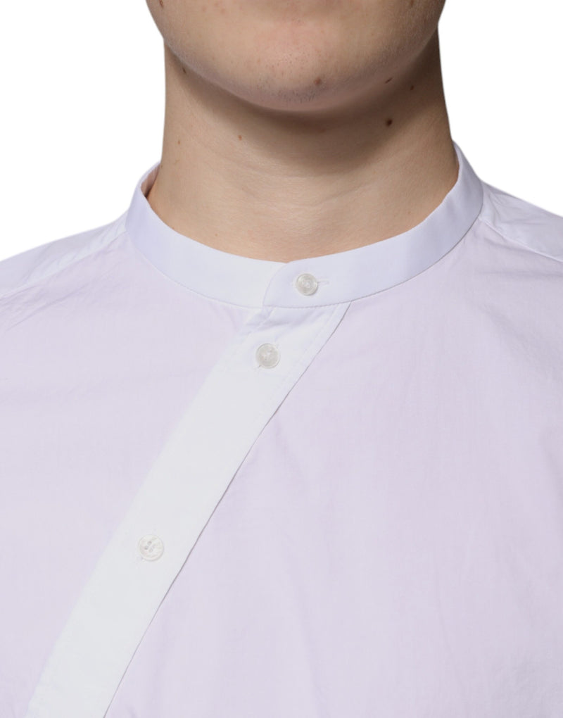 Chemise habillée MARTINI coupe slim en coton blanc Dolce & Gabbana