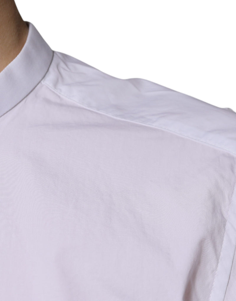 Chemise habillée MARTINI coupe slim en coton blanc Dolce & Gabbana