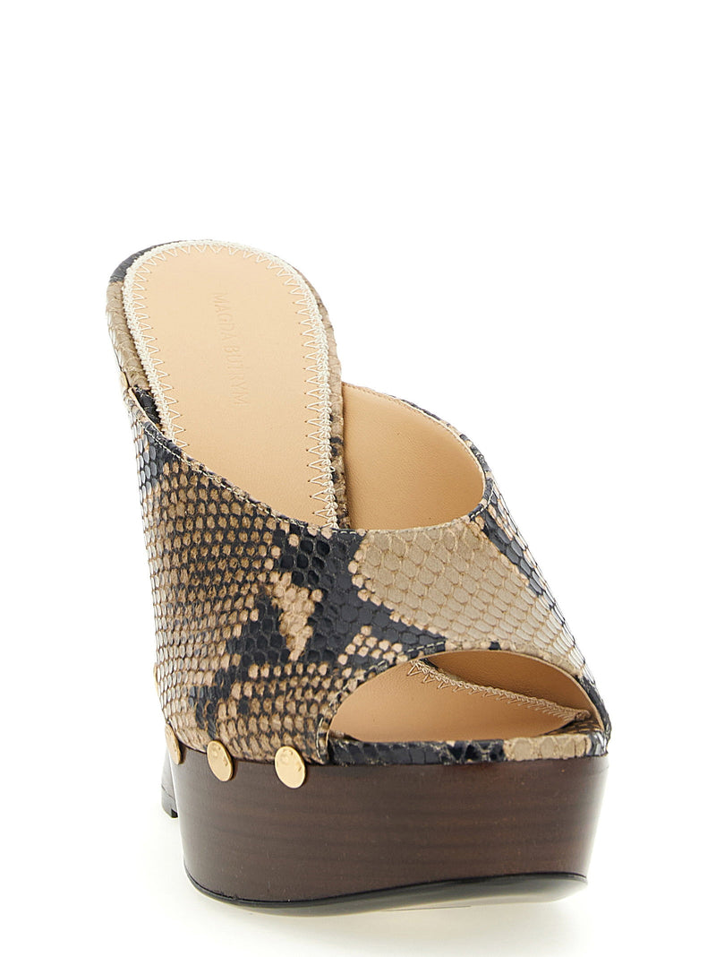 Magda Butrym Magda Butrym Python Print Mules