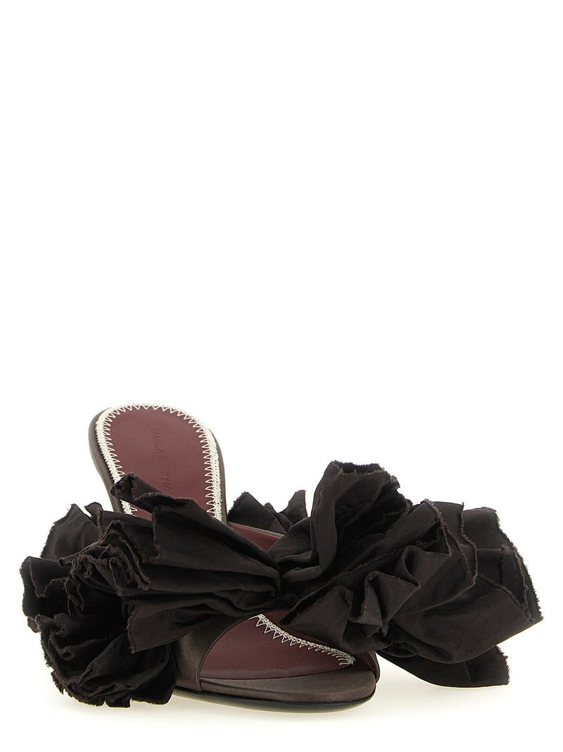 Magda Butrym Magda Butrym Mule Flowers Taffeta