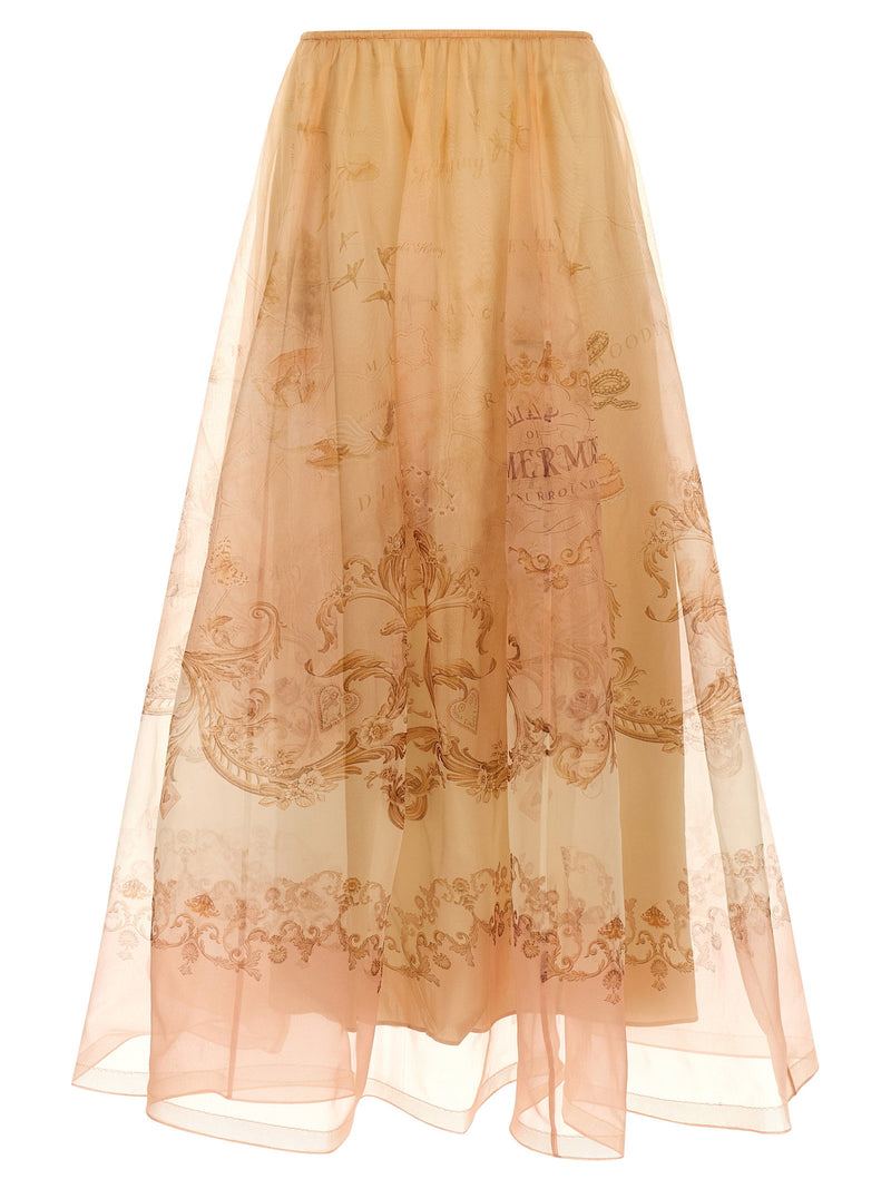 Zimmermann Zimmermann Hypnotic Organza Maxi Skirt