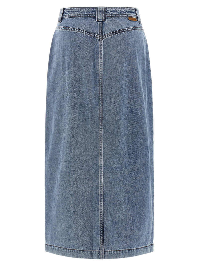 Zimmermann Zimmermann Denim Pencil Skirt