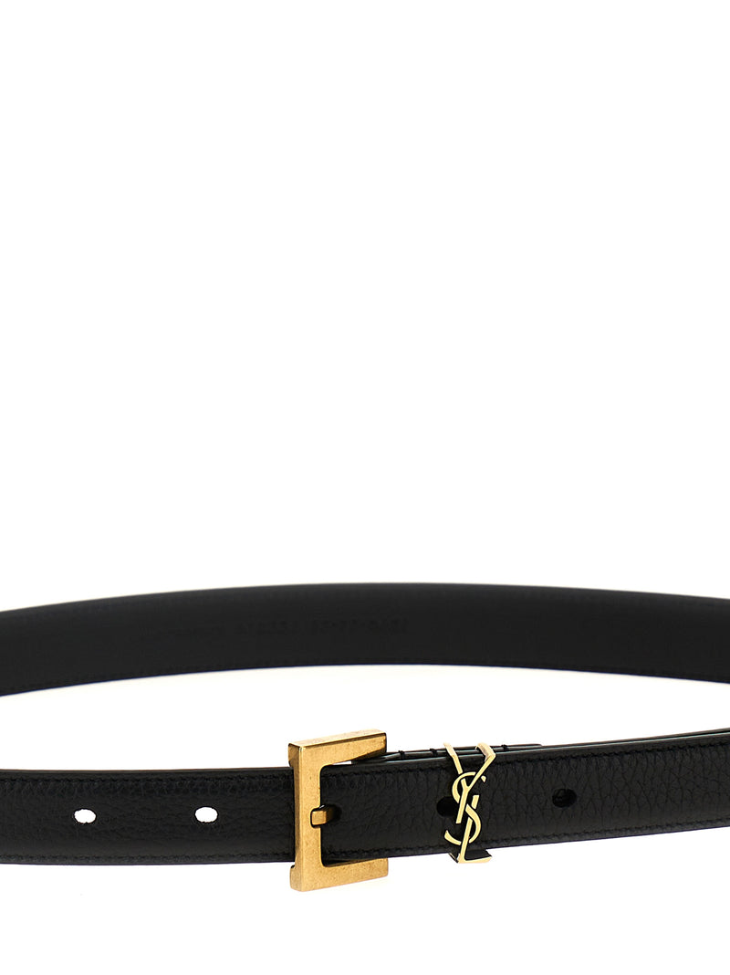 Saint Laurent Cassandre Belt - Leather - Style 5DTI0W1000 | Urbalenti |... | Urbalenti™ NYC