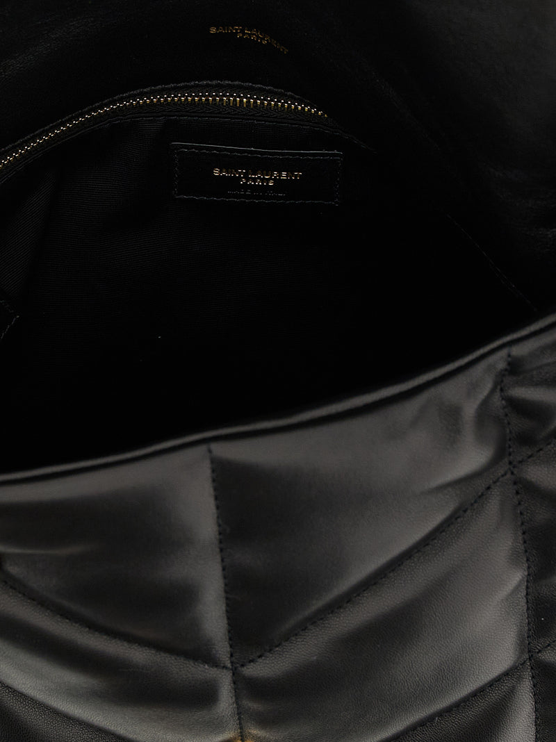 Saint Laurent Saint Laurent Loulou Puffer Medium Shoulder Bag