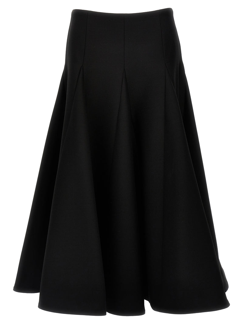 Valentino Garavani Solid Crepe Couture Valentino Skir... | Urbalenti™ NYC