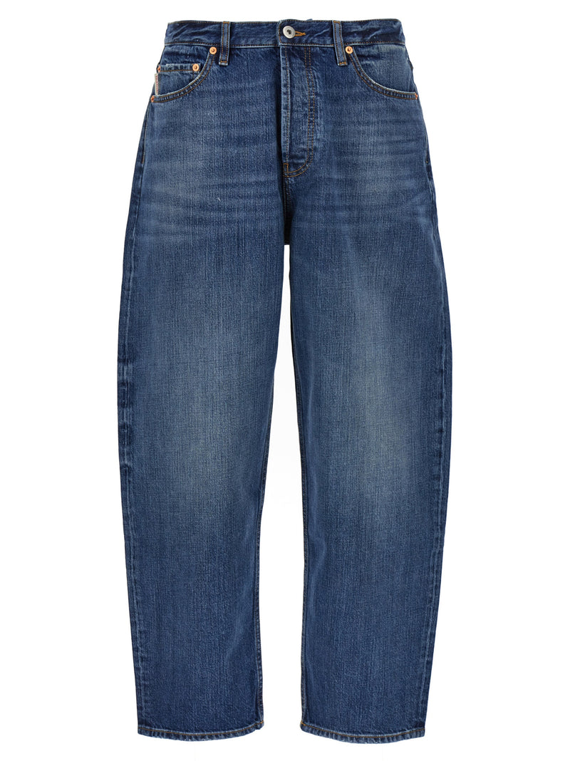 Valentino Garavani Denim Jeans Valentino Garavani - Leather - Style E03Y... | Urbalenti™ NYC