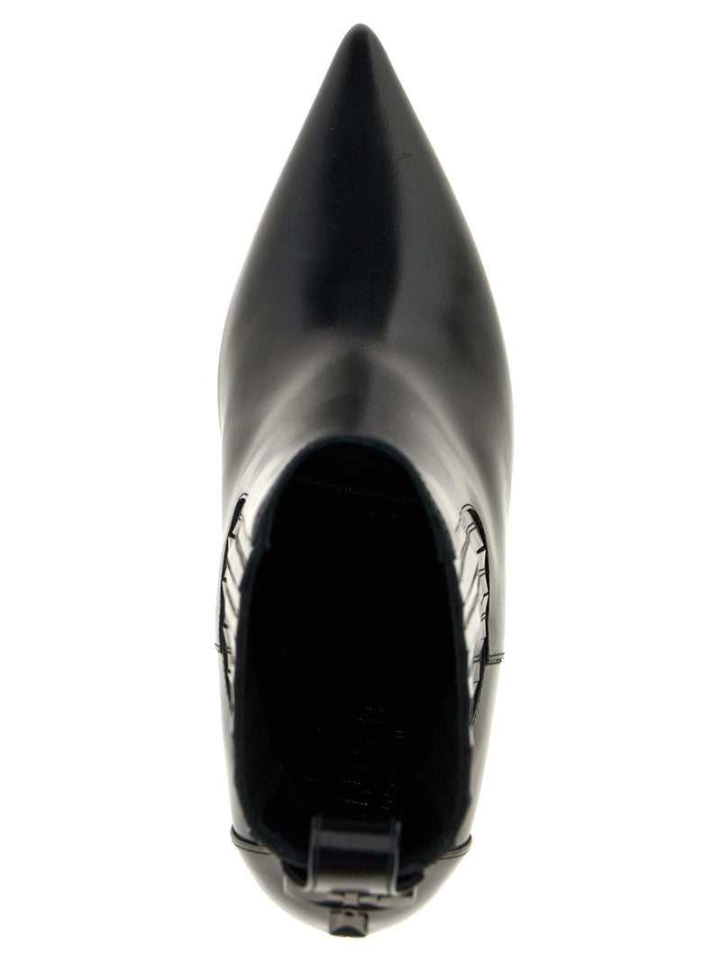 Valentino Garavani Vlogo Lockette Ankle Boots | Urbalenti™ NYC