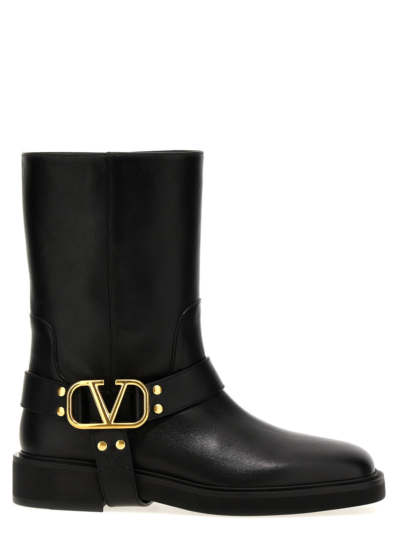 Valentino Garavani Valentino Garavani Vlogo Signature Ankle Boots