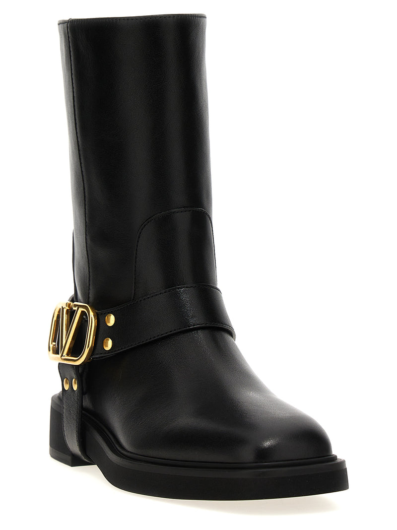 Valentino Garavani Valentino Garavani Vlogo Signature Ankle Boots