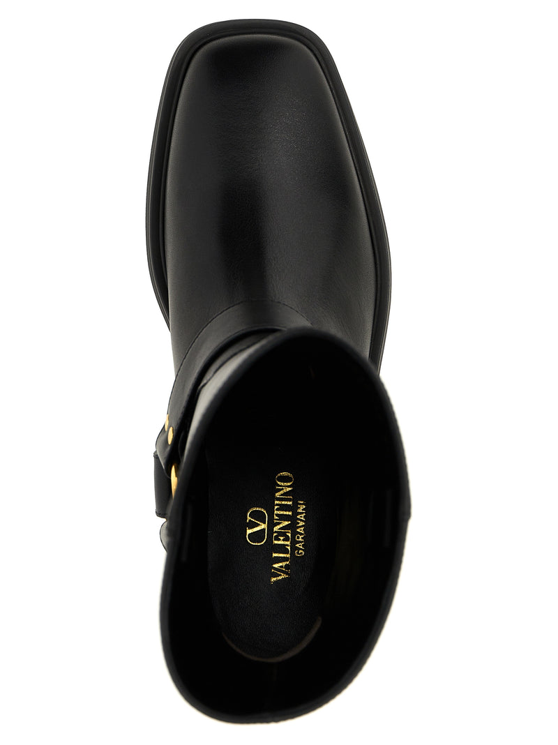 Valentino Garavani Valentino Garavani Vlogo Signature Ankle Boots