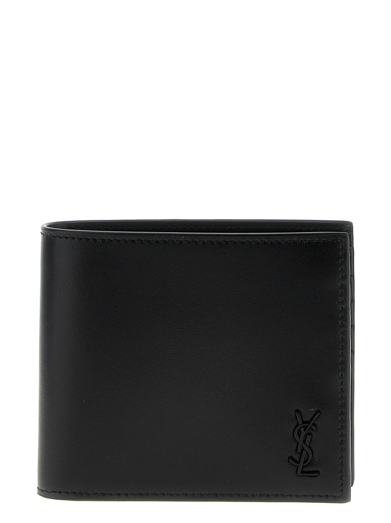 Saint Laurent Logo Leather Wallet | Urbalenti™ NYC