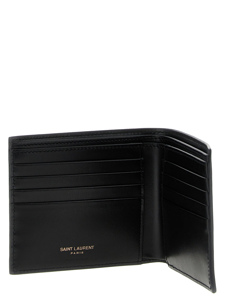 Saint Laurent Logo Leather Wallet | Urbalenti™ NYC