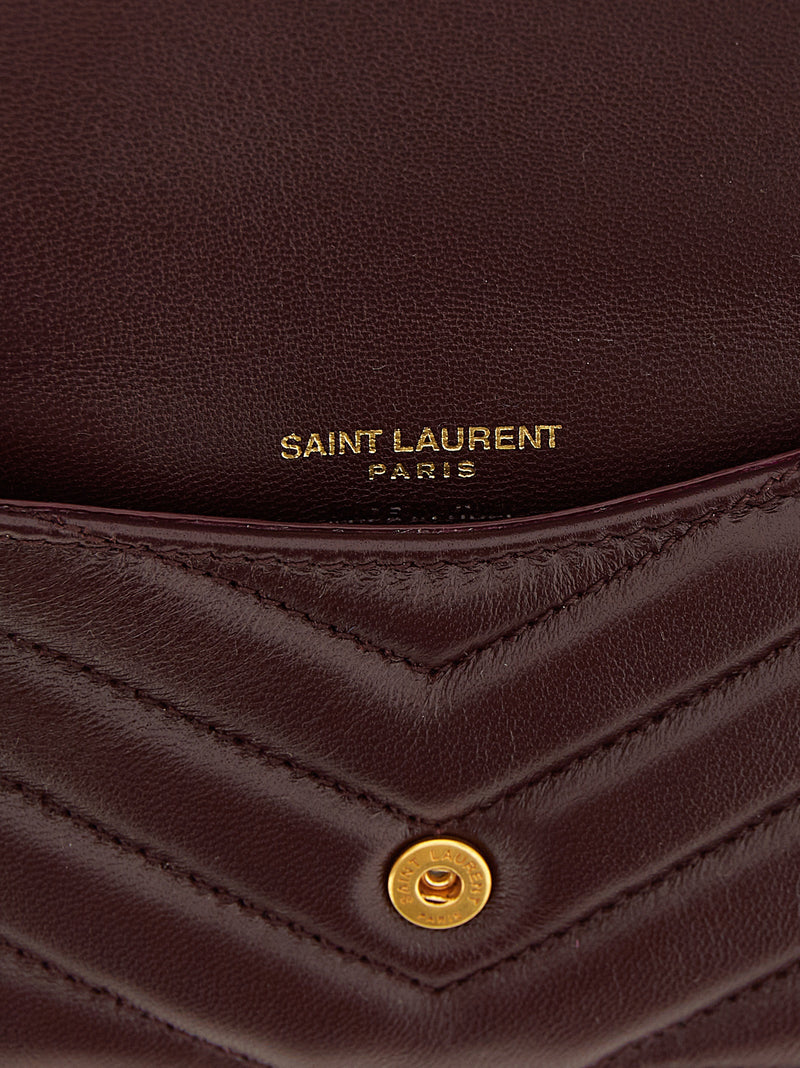 Saint Laurent Fragments Card Holder - Leather Quilted | Urbalenti™ NYC