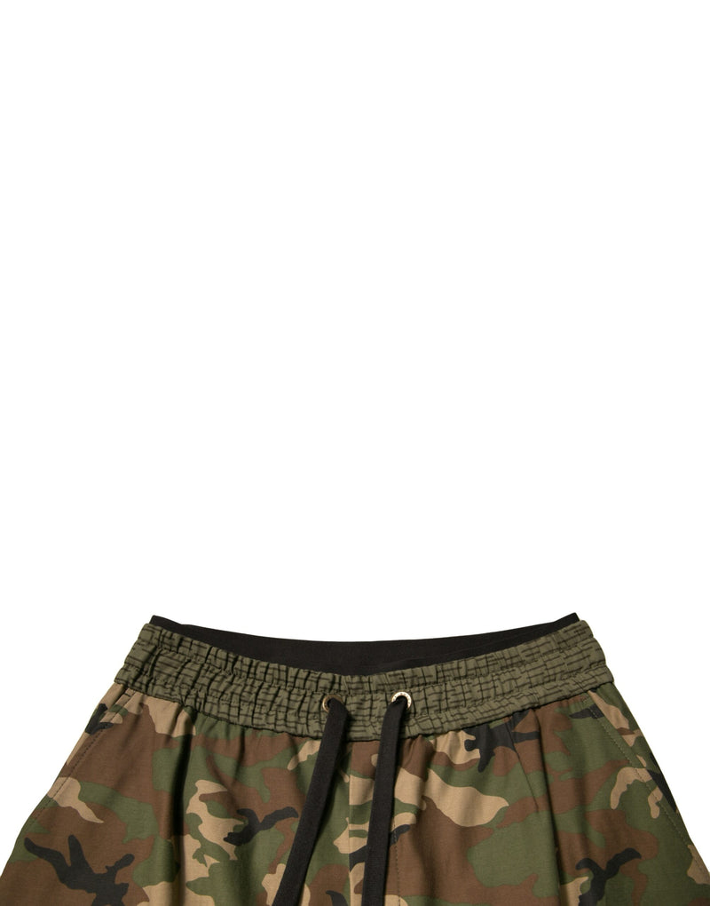 Pantalon cargo de jogging multicolore à motif camouflage Dolce & Gabbana