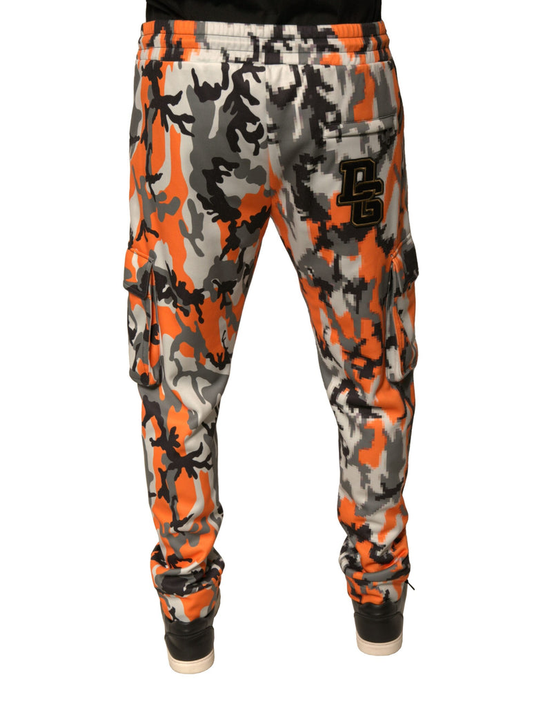 Pantalon cargo de jogging multicolore à motif camouflage Dolce & Gabbana