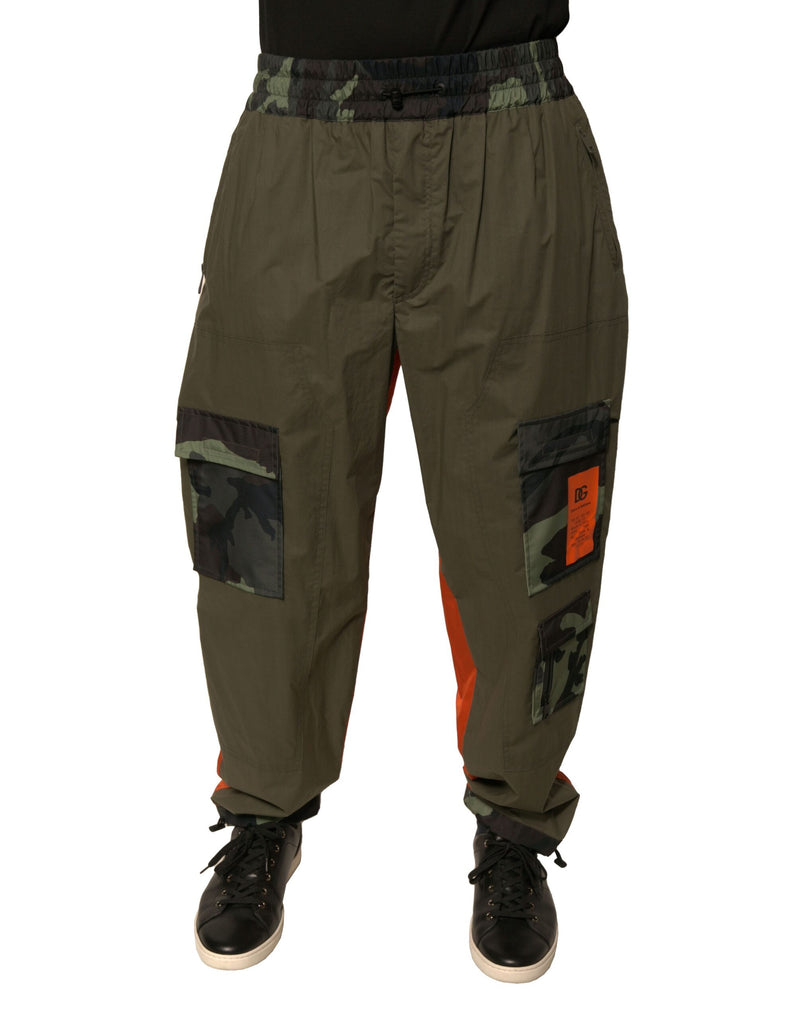 Pantalones jogger cargo de camuflaje multicolor de Dolce & Gabbana