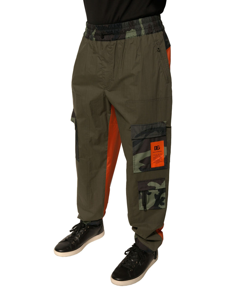 Pantalones jogger cargo de camuflaje multicolor de Dolce & Gabbana