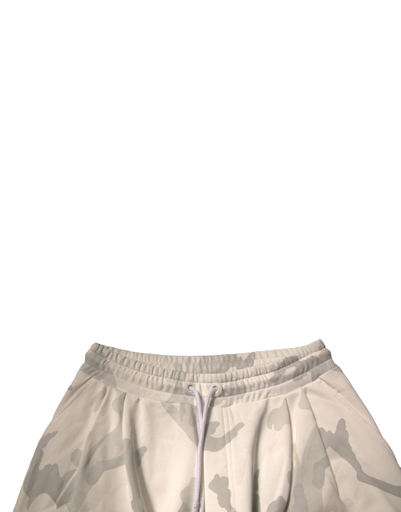 Calça jogger cargo camuflada branca Dolce & Gabbana