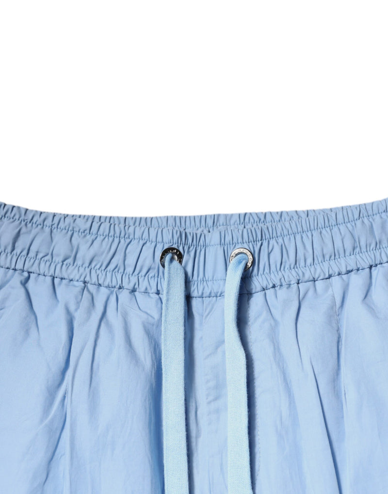 Pantalon de jogging en coton bleu Dolce & Gabbana