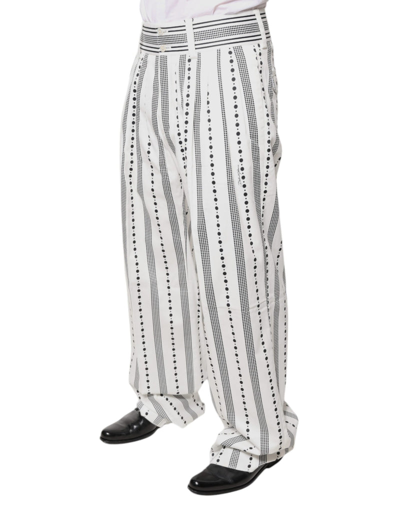 Pantalón de vestir recto blanco de Dolce & Gabbana