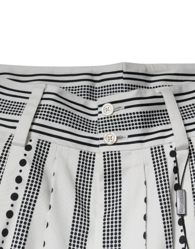 Pantalón de vestir recto blanco de Dolce & Gabbana