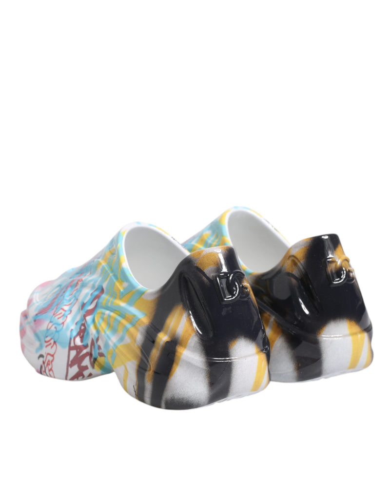 Zapatillas Daymaster multicolor con grafiti de Dolce & Gabbana