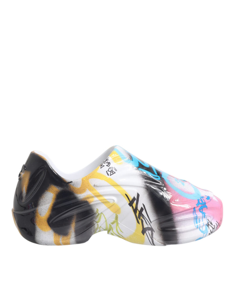 Zapatillas Daymaster multicolor con grafiti de Dolce & Gabbana