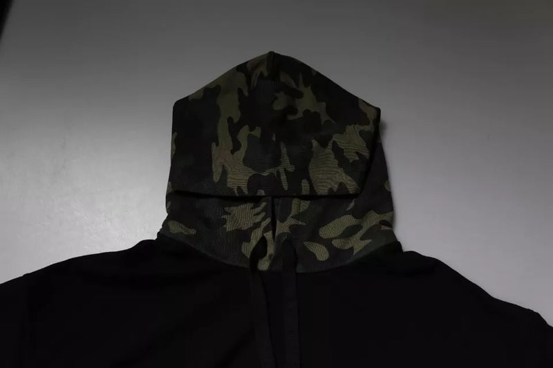 Sweat à capuche camouflage noir Dolce & Gabbana