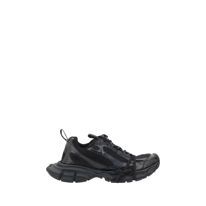 Balenciaga Black Fabric Athletic Sneakers
