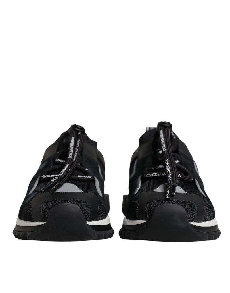 Zapatillas de trekking Sorrento negras de malla Dolce & Gabbana