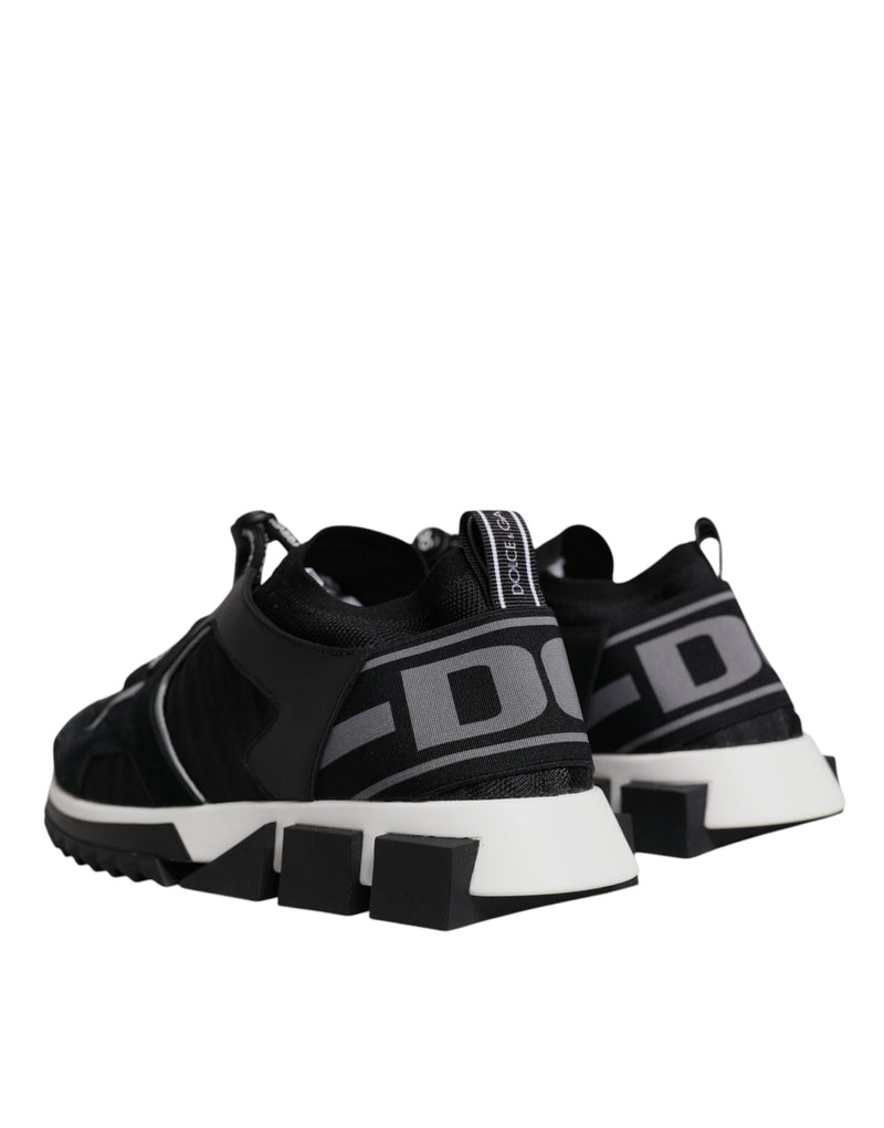 Zapatillas de trekking Sorrento negras de malla Dolce & Gabbana