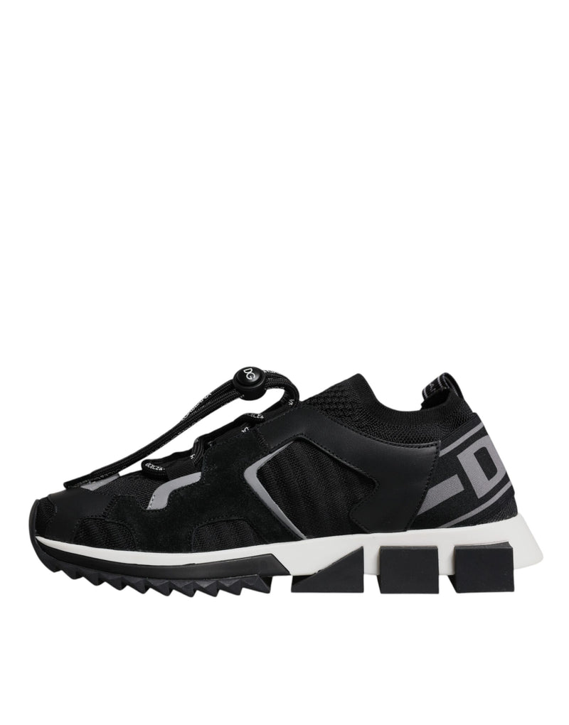Zapatillas de trekking Sorrento negras de malla Dolce & Gabbana