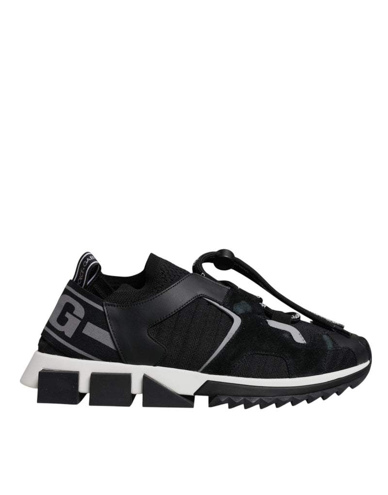 Zapatillas de trekking Sorrento negras de malla Dolce & Gabbana