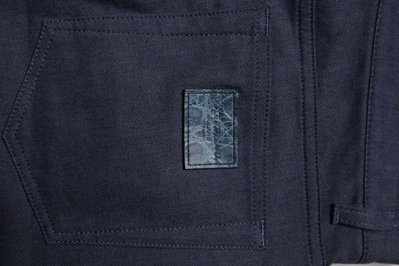 Vaqueros pitillo de algodón elástico azul oscuro de Dolce & Gabbana