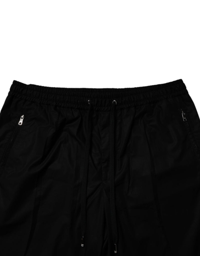 Pantalón de chándal jogger para hombre de algodón negro de Dolce & Gabbana