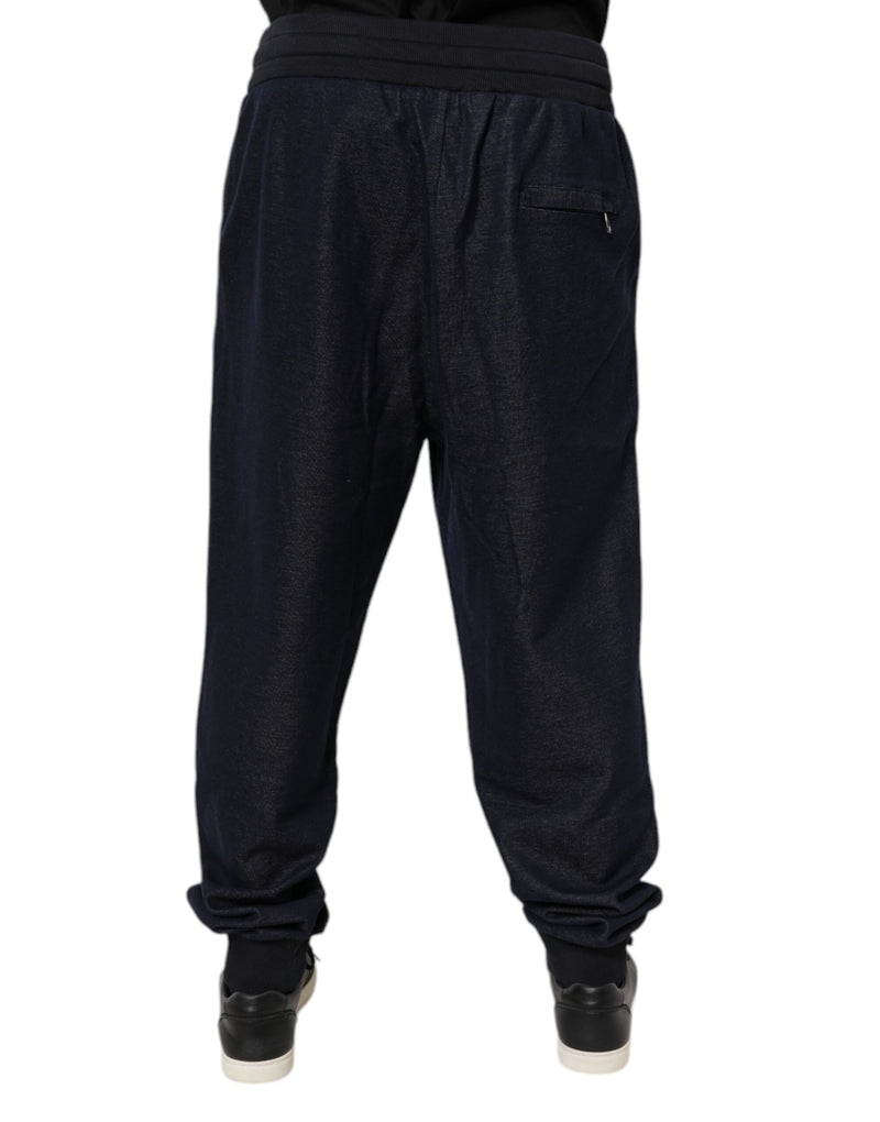 Pantalones de chándal tipo jogger de jacquard gris oscuro para hombre de Dolce & Gabbana