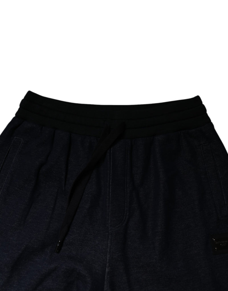 Pantalones de chándal tipo jogger de jacquard gris oscuro para hombre de Dolce & Gabbana