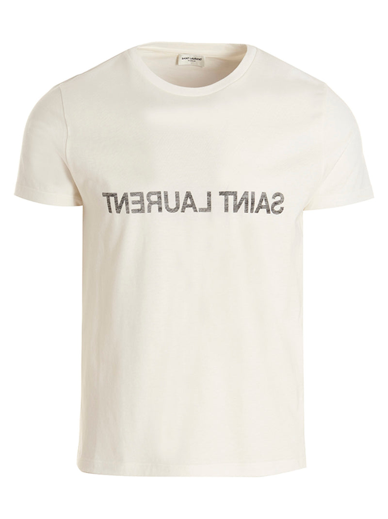 Saint Laurent Logo Print T-Shirt - Large | Urbalenti™ NYC