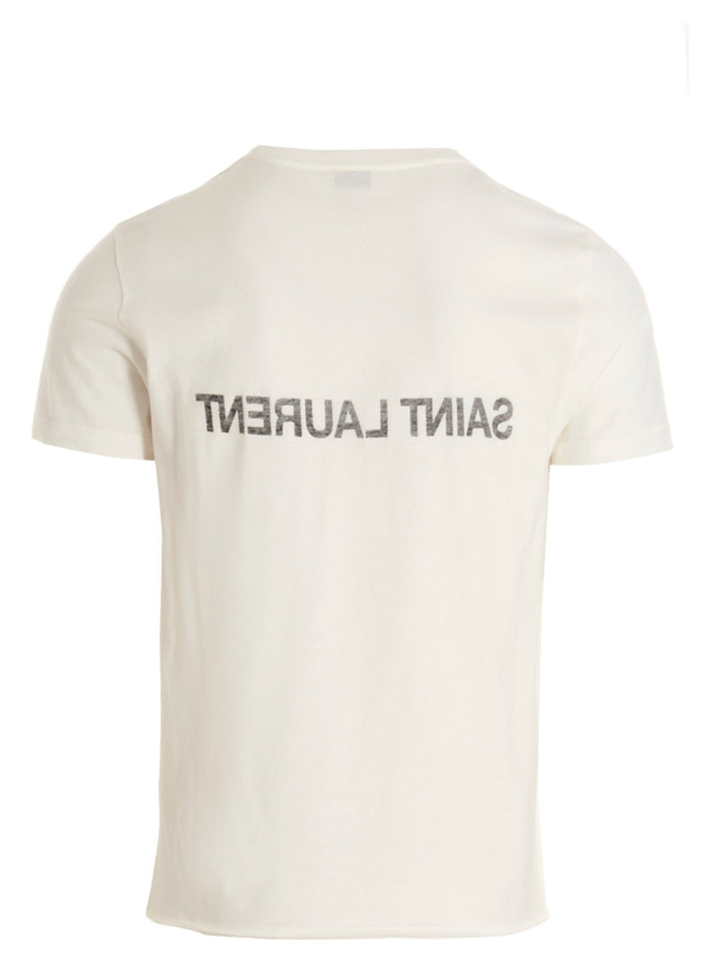 Saint Laurent Logo Print T-Shirt - Large | Urbalenti™ NYC