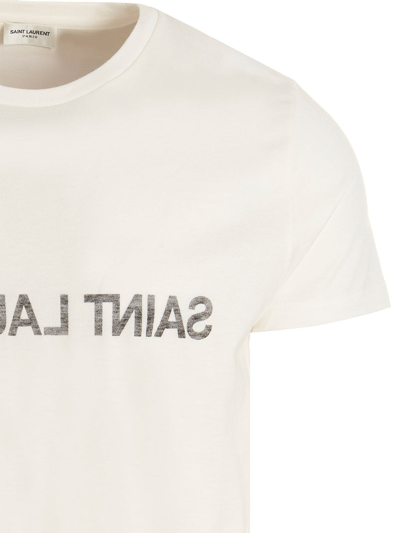 Saint Laurent Logo Print T-Shirt - Large | Urbalenti™ NYC