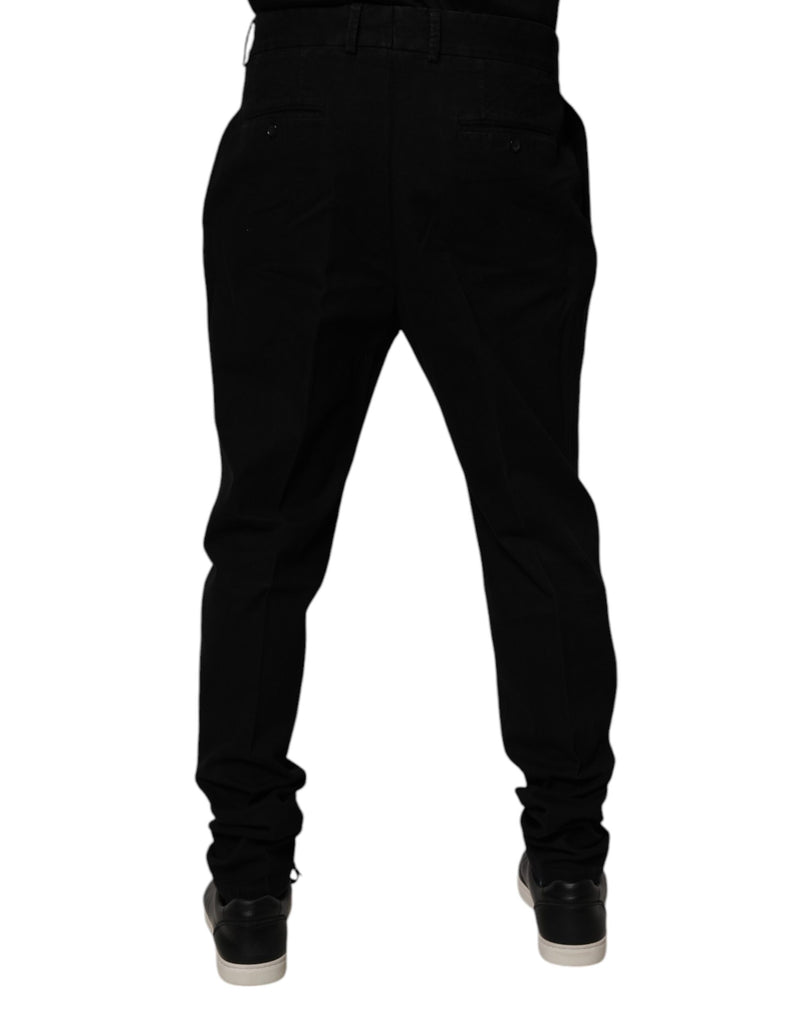 Pantalon skinny Dolce & Gabbana noir en coton stretch